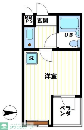 セントヒルズ国立の物件間取画像